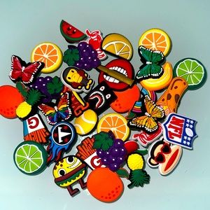 Croc shoe charms/Jibbitz designed to personalize your favorite Crocs.